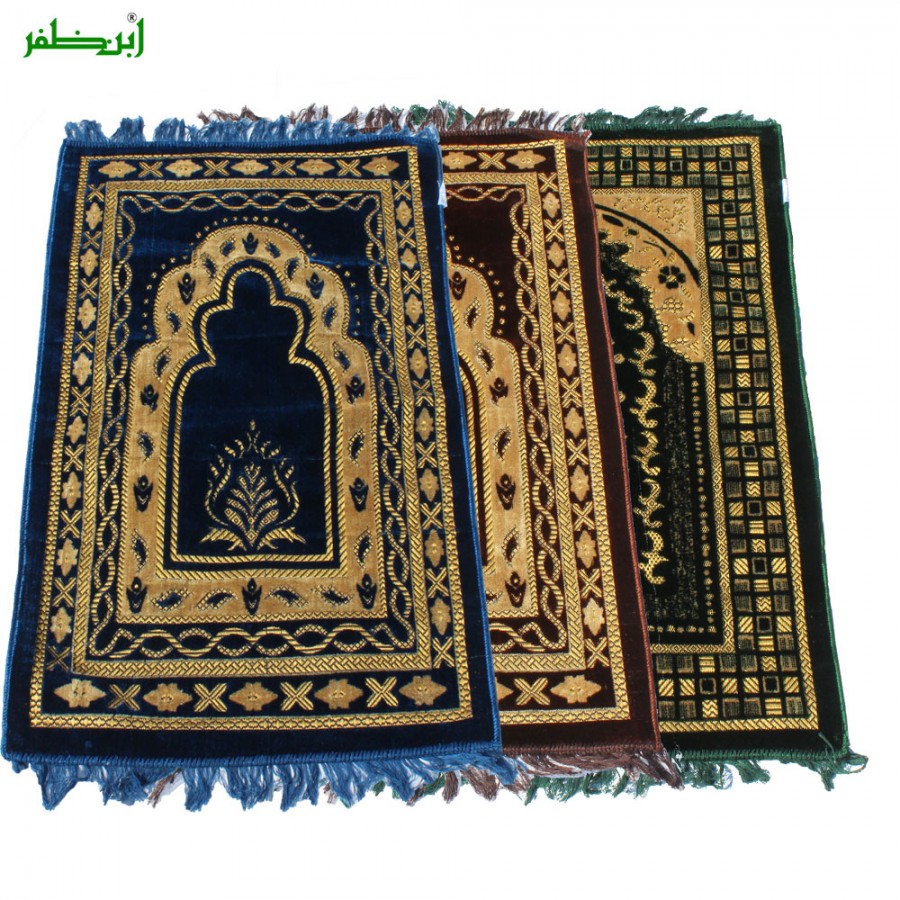 Traditional Turkish Style Prayer Rug | Jai Namaz | Janamaz Prayer Mat For Teens and Adults – جائے نماز